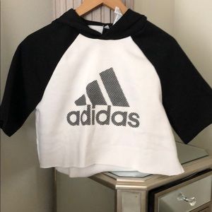 Adidas crop hoodie